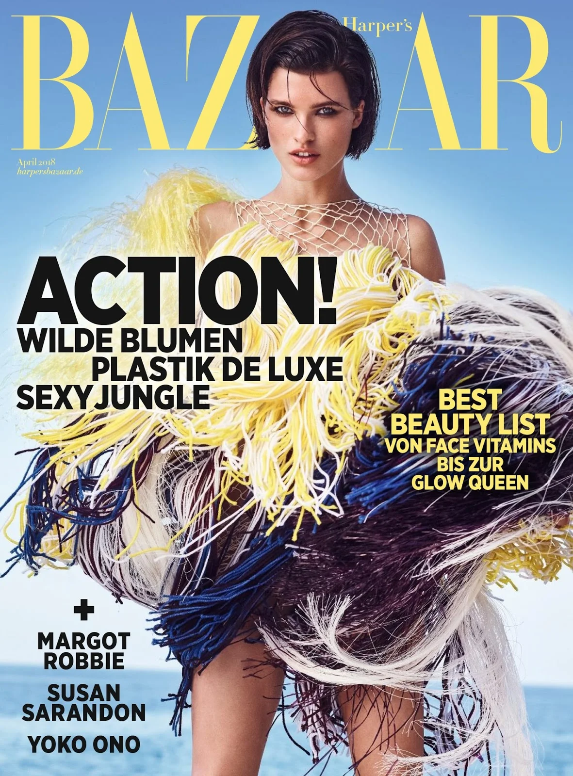 Marcin Tyszka Flashes Julia van Os In 'Jungle Julia!' For Harper's